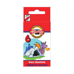 Карандаши восковые Koh-I-Noor 6 цветов 