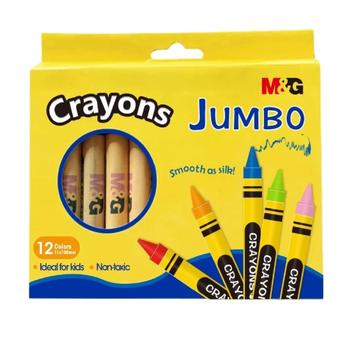 Масляная пастель M&G Jumbo 12 цвета 