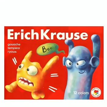 Գուաշ Erich Krause 12 գույն  || Гуашь Erich Krause 12 цвета || Gouache Erich Krause 12 colors