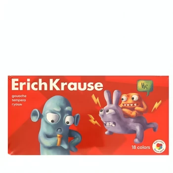 Գուաշ Erich Krause 18 գույն  || Гуашь Erich Krause 18 цвета || Gouache Erich Krause 18 colors