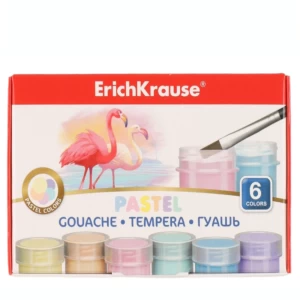 Гуашь ErichKrause 6 цветов 20 мл 