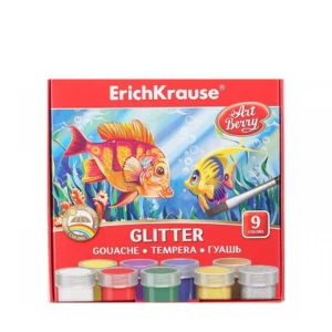 Гуашь ErichKrause 9 цветов 20 мл 
