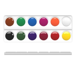 Краски акварельные ErichKrause 12 цветов 