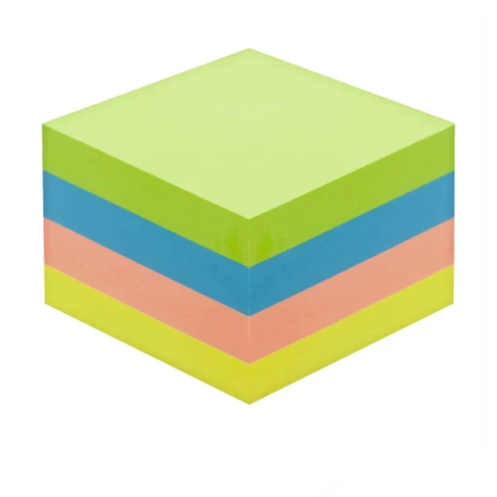 Attache sticky notes, 4 colors, 400 sheets, 51x51 mm