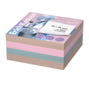 Թուղթ նշումի ինքնակպչուն ErichKrause Anime 4 գույն 400 թերթ 75х75 մմ 
