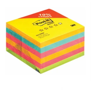Թուղթ նշումի ինքնակպչուն Post-It 5 գույն 600 թերթ 76x76 մմ 