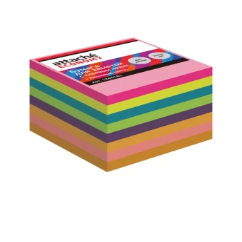 Թուղթ նշումի Attache 7,6х7,6 սմ 8 գույն 400 հատ