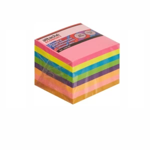 Թուղթ նշումի Attache ինքնակպչուն 8 երանգ 5,1x5,1 սմ 400 թերթ