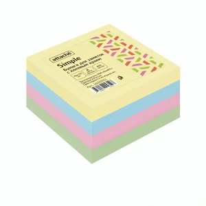 Стикеры Attache Economy 7,6 x 7,6 мм 5 цветов 400 листов 