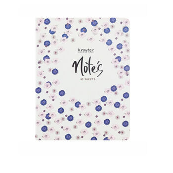  Տետր վանդակավոր Kroyter Flowers A5 40 թերթ ||Тетрадь в клетку Kroyter Flowers A5 40 листов ||Notebook in a cage Kroyter Flowers A5 40 sheets
