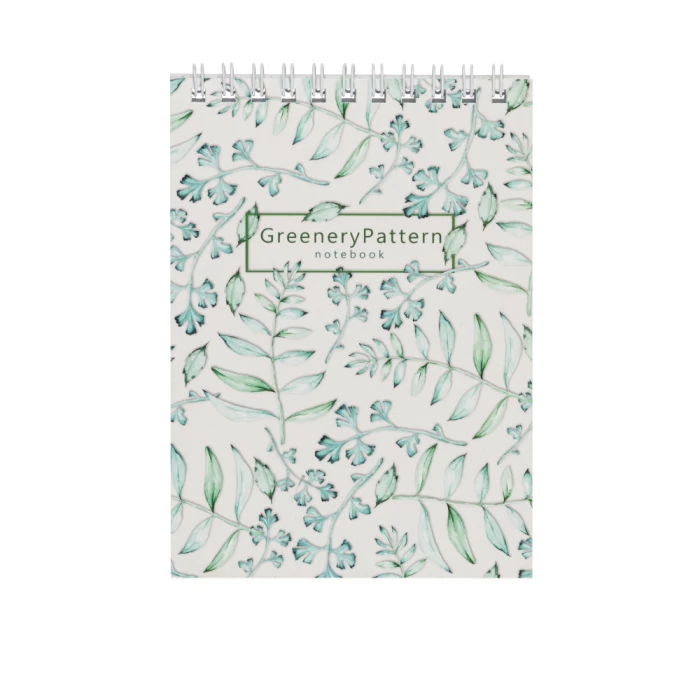 Նոթատետր վանդակավոր Attache Selection Цветы A6 զսպանակով 60 թերթ 