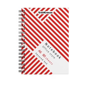 Блокнот ErichKrause Red Concept А6 80 листов в клетку 