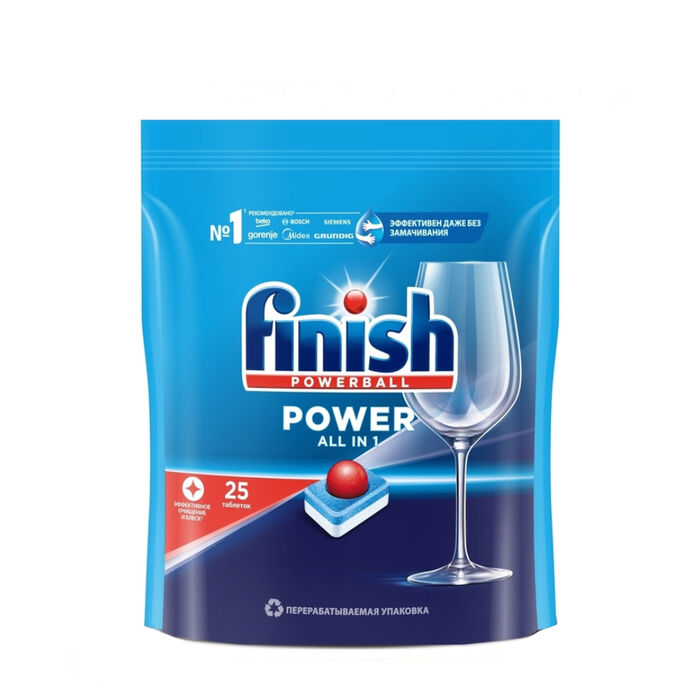 Հաբ սպասքի Finish All In 1 25 հատ ||Таблетки для посудомоечных машин Finish All In 1 25 шт. ||Tablets for dishwashers Finish All In 1 25 pcs.
