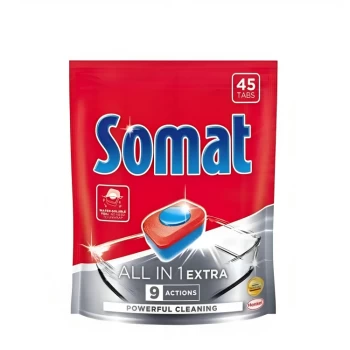 Հաբ սպասքի Somat All in 1 Extra 45 հատ ||Таблетки для посудомоечных машин Somat All in 1 Extra 45 шт ||Somat All in 1 Extra dishwasher tablets 45 pcs